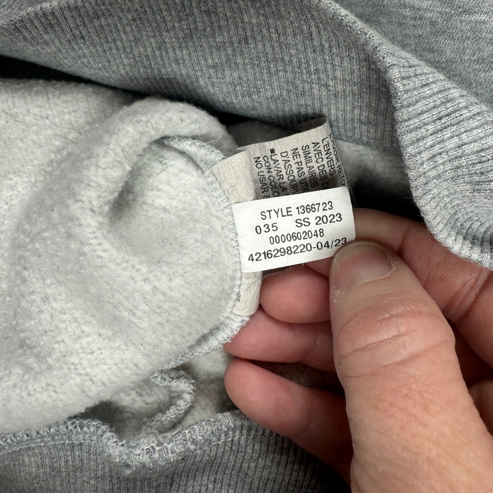 Under Armour Rival Fleece Hoodie Mens Medium Grey Pullover Logo 1366723 035 - Picture 8 of 9